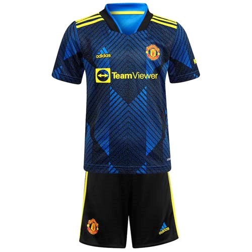 Ausweichtrikot Manchester United Kinder 2021-2022 Günstige Fußballtrikots